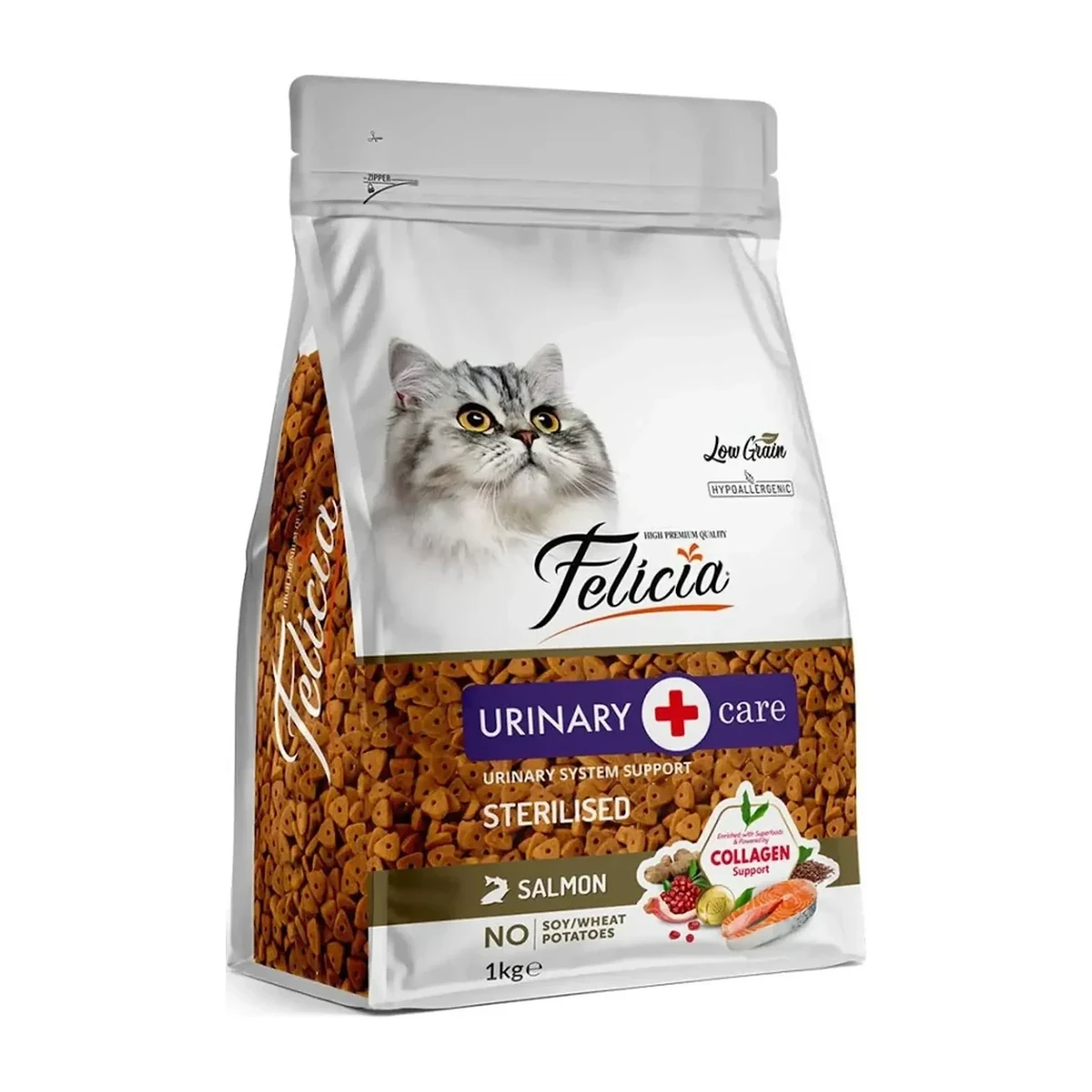Felicia Hipoalerjenik Somonlu Kısırlaştırılmış Kedi Maması (1 kg)