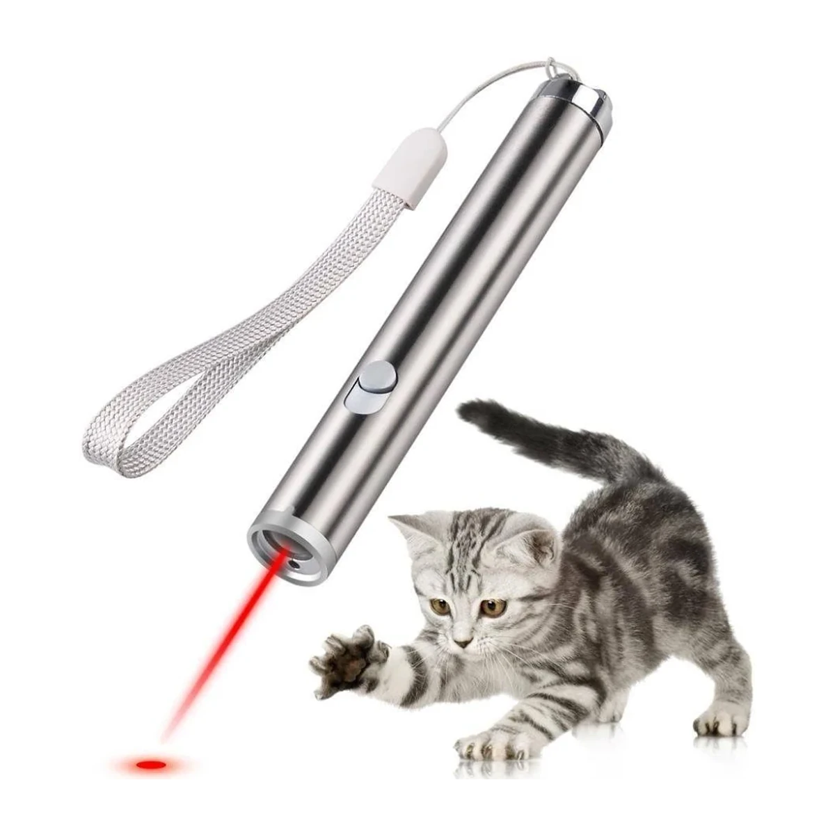 Emir İki Şekilli Lazer Kedi Oyuncağı