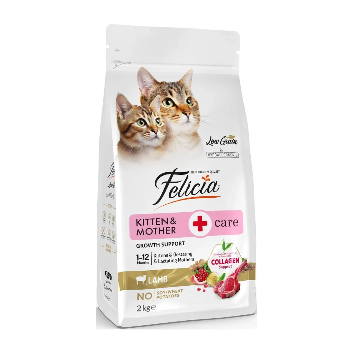 Felicia Hipoalerjenik Kuzu Etli Açık Yavru Kedi Maması