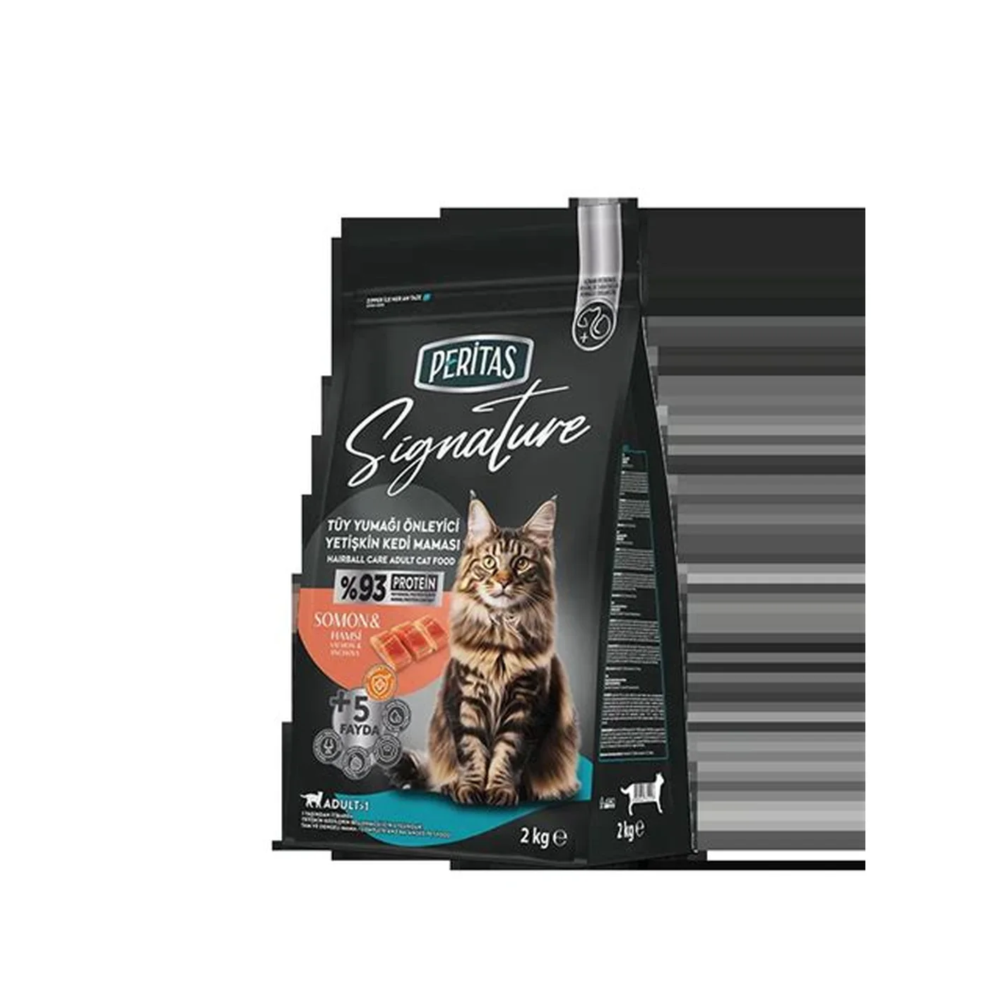 Peritas Signature Tüy Yumağı Önleyici Somonlu Yetişkin Kedi Maması (2 kg)