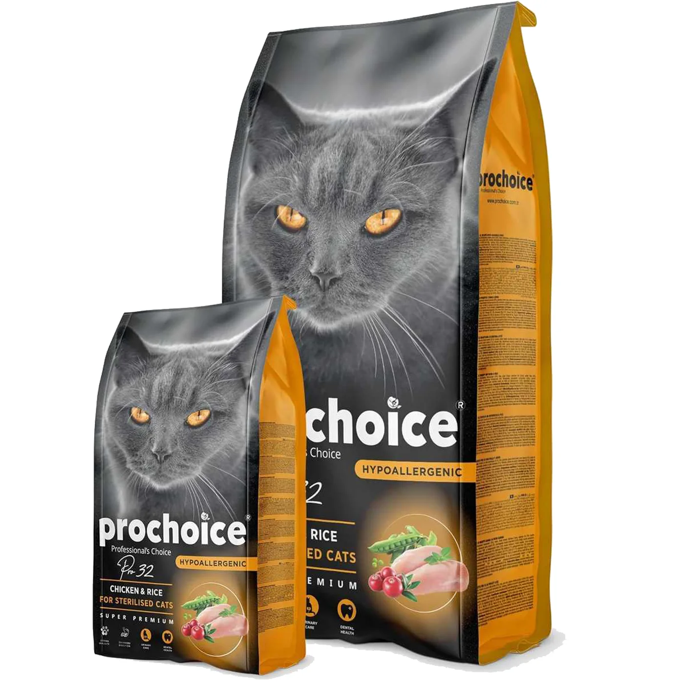 Prochoice Tavuk Etli ve Pirinçli Kısırlaştırılmış Kedi Maması (2 kg)