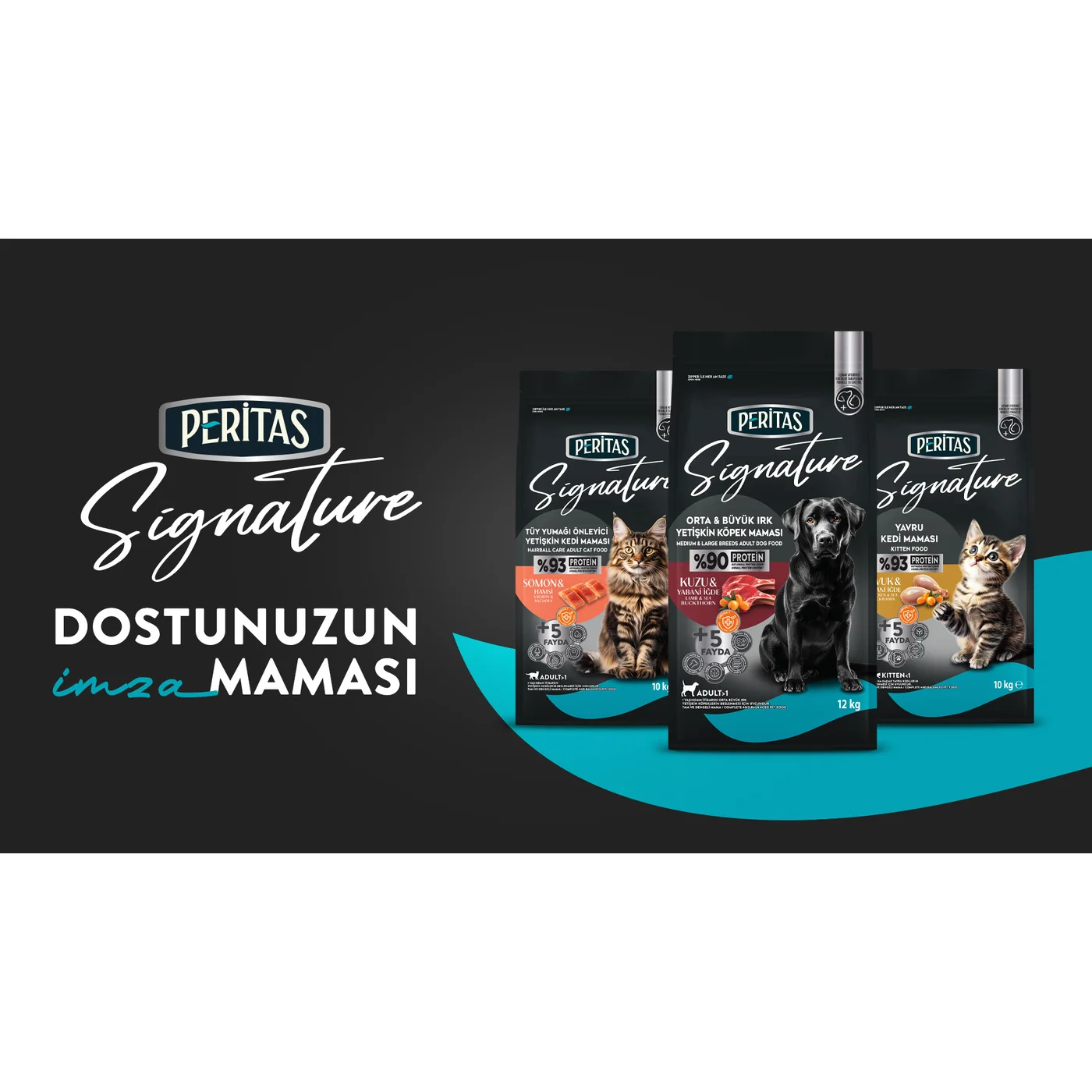 Peritas Signature Somonlu ve Hamsili Kısırlaştırılmış Kedi Maması (2 kg)