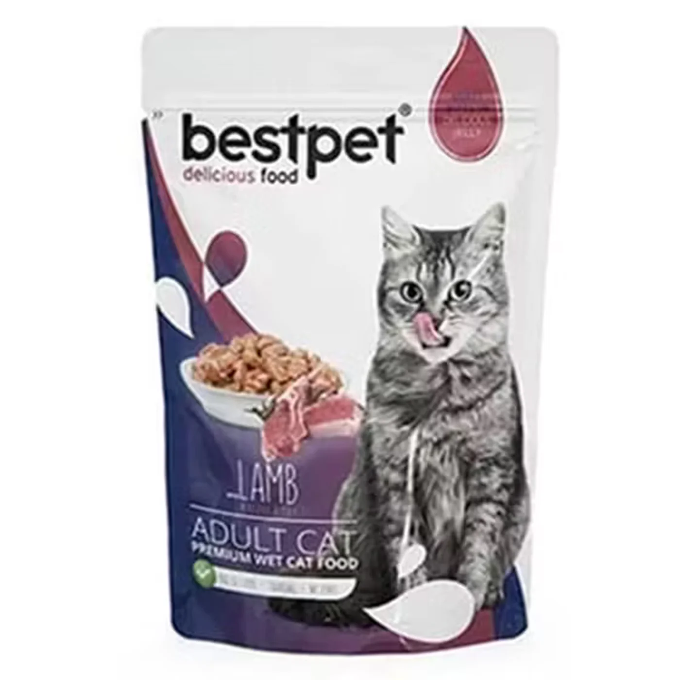 Bestpet Kuzu Etli Yetişkin Kedi Konserve Maması (85 g)