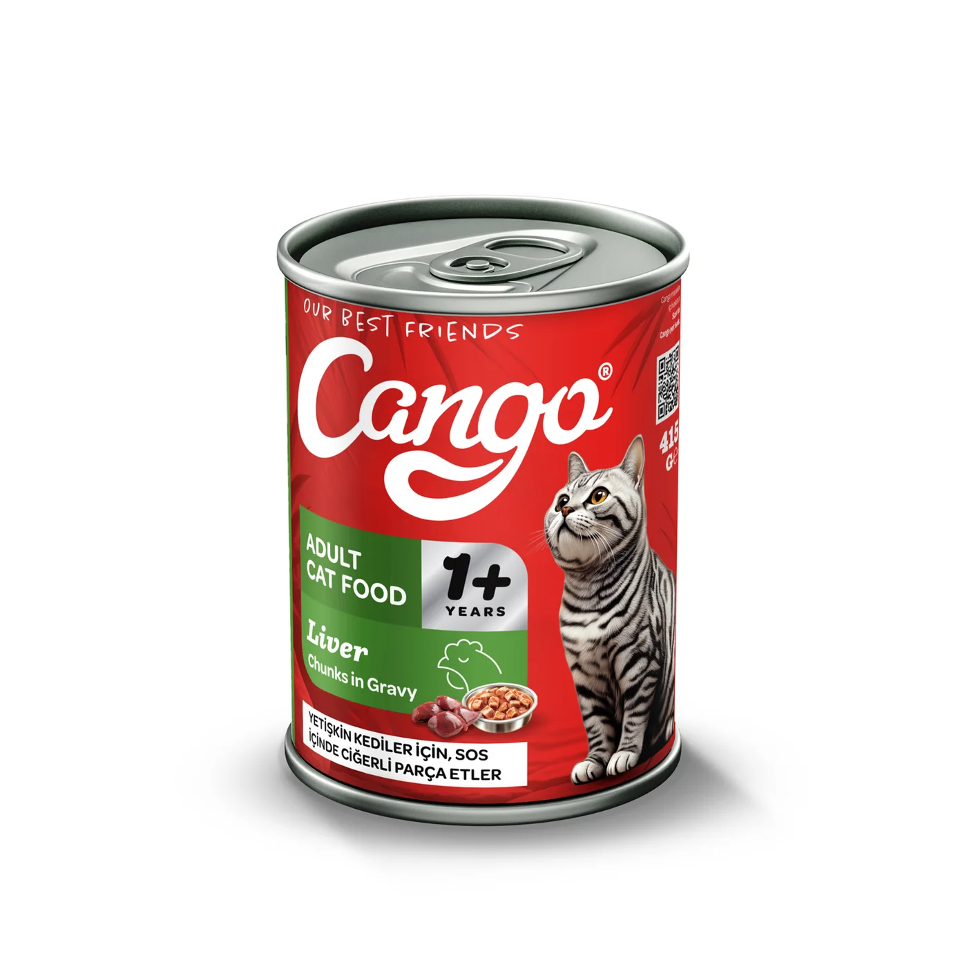 Cango Ciğer Etli Kedi Maması (415 g)