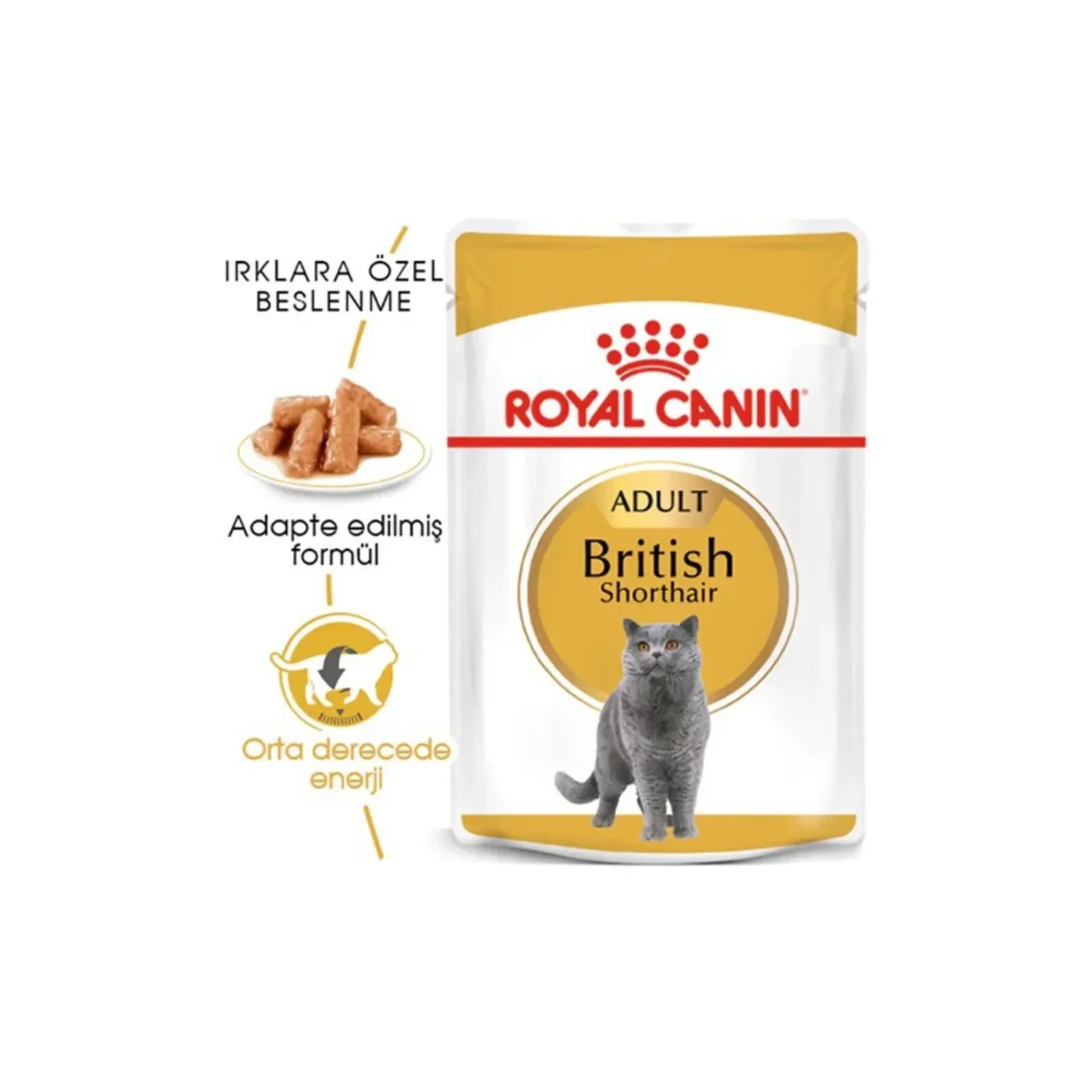 Royal Canin Pouch British Yetişkin Kedi Konserve Maması (85 g)