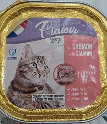 Plaisir Somonlu Yetişkin ve Kısırlaştırılmış Kedi Konserve Maması (100 g)