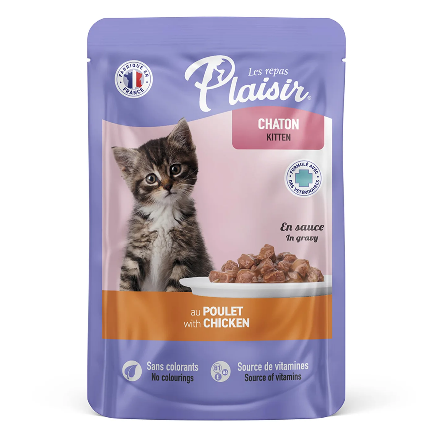 Plaisir Tavuk Etli Yavru Kedi Konserve Maması (100 g)