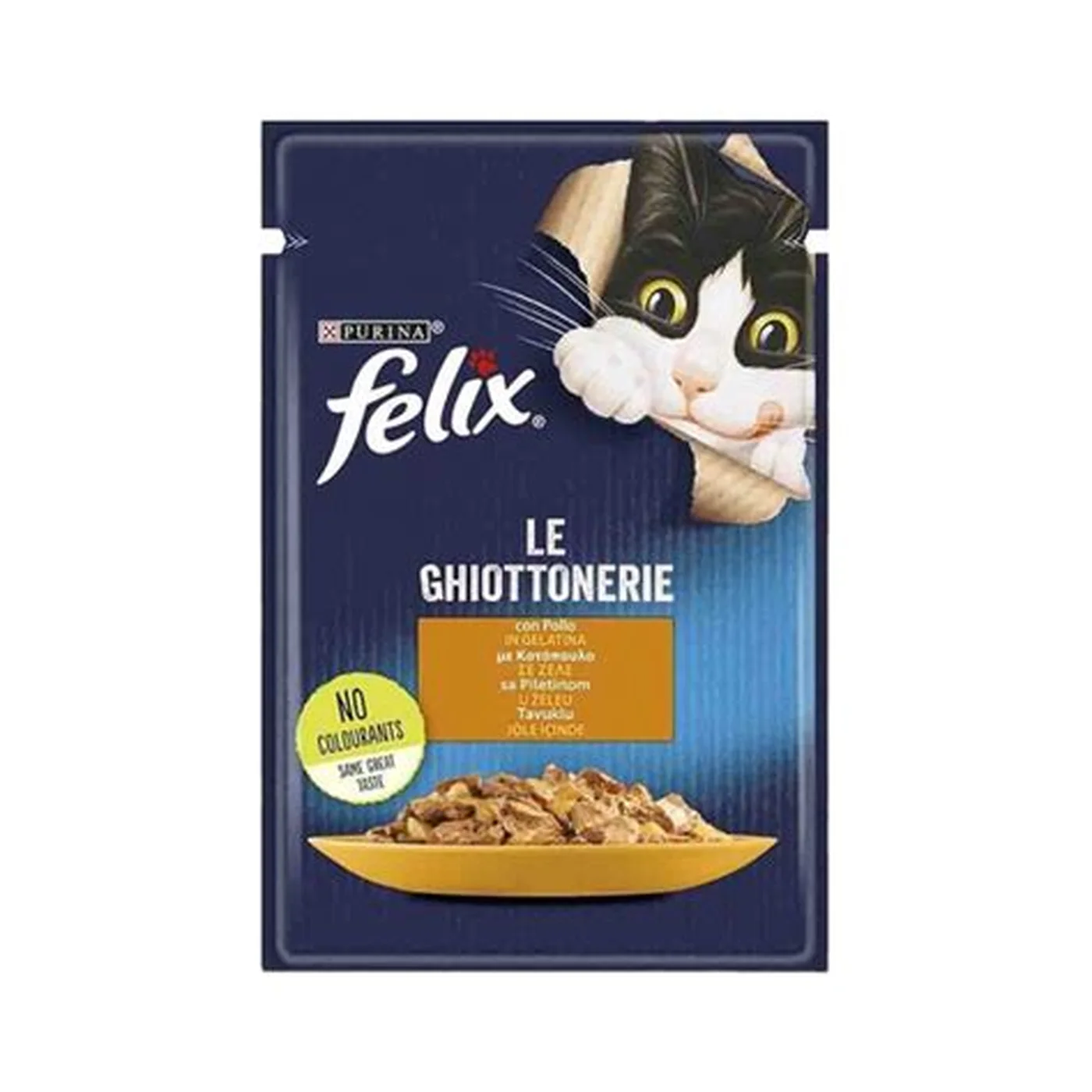 Purina Felix Le Ghiottonerie Tavuk Etli Yetişkin Kedi Pouch Ya? Mama (85 g)