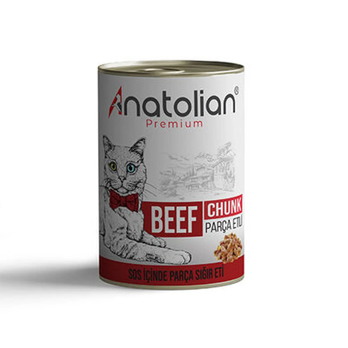 Anatolian Premium Sığır Etli Yetişkin Kedi Konservesi (400 g)