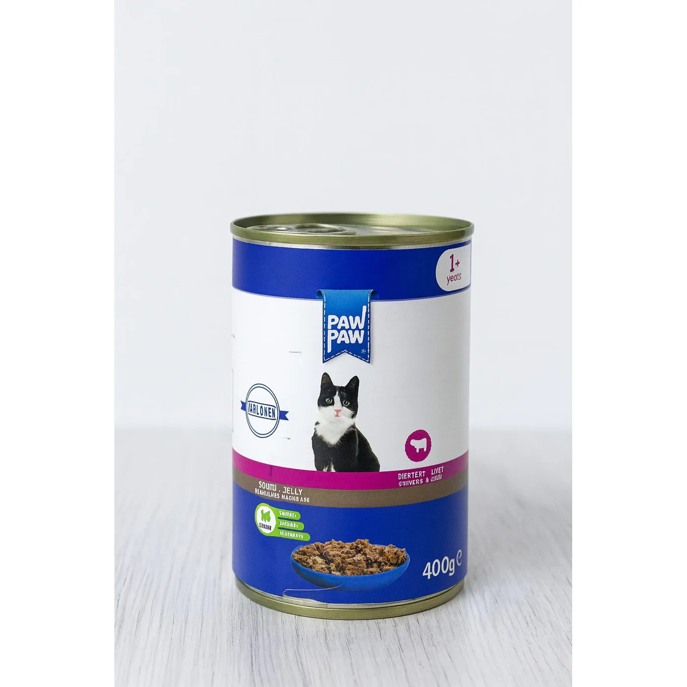 Paw Paw Jelly Parça Etli Biftekli Yetişkin Kedi Konservesi (400 g)