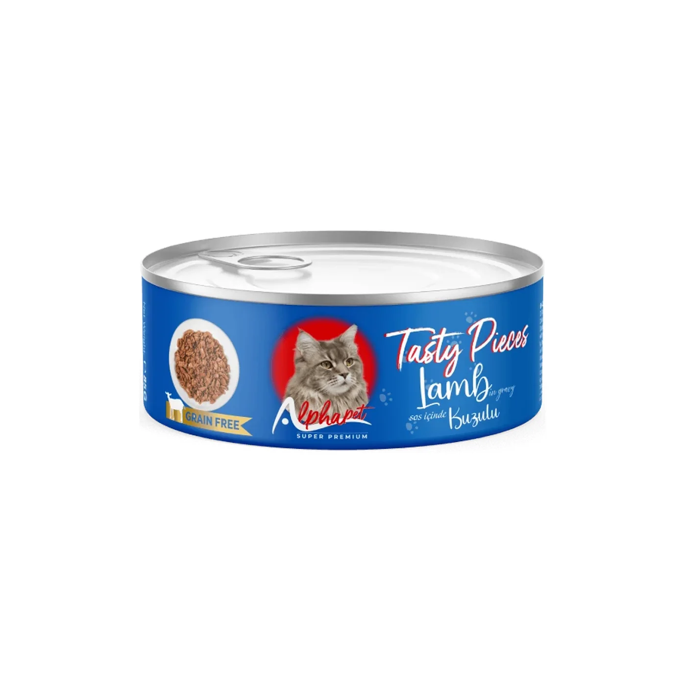 Alpha Kuzu Etli Yetişkin Kedi Konservesi (100 g)