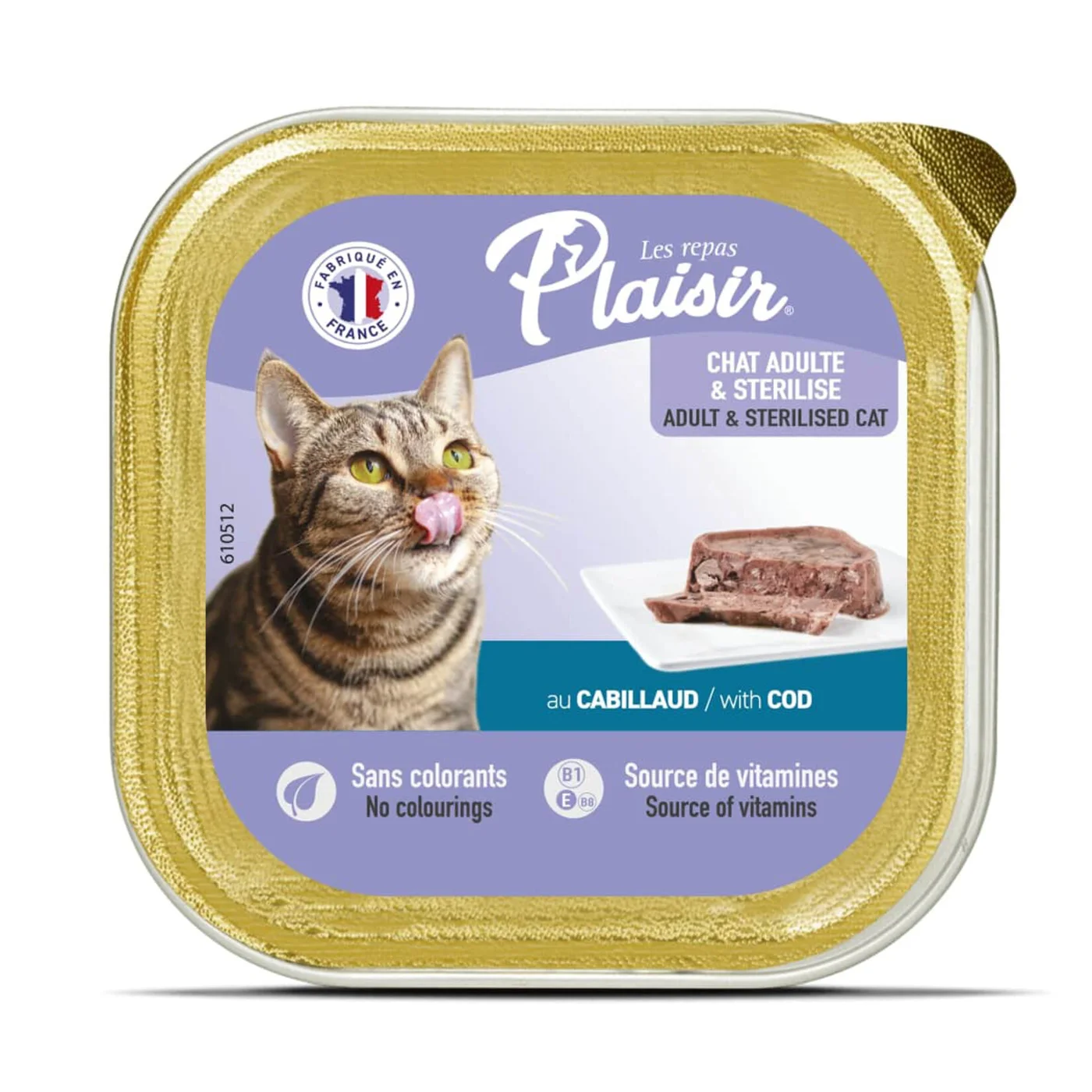 Plaisir Morina Balıklı Yetişkin Kedi Ezme Ya? Maması (100 g)