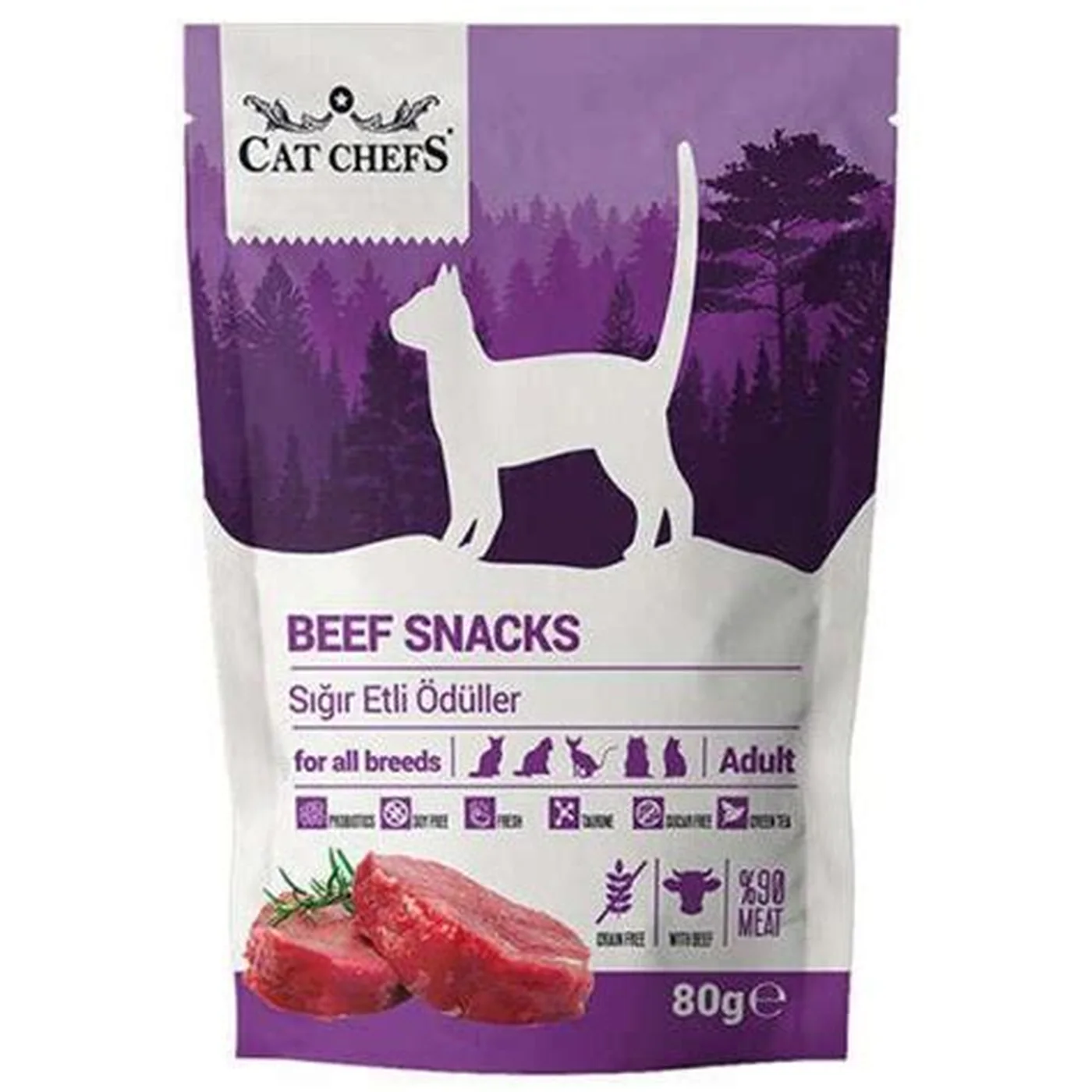 Cat Chefs Sığır Etli Kedi Ödülü (80 g)