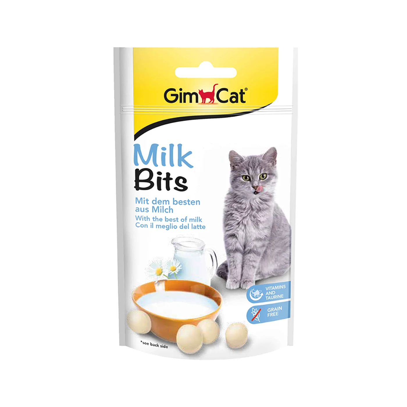 GimCat Sütlü Taurinli Tahılsız Kedi Ödül Tableti (40 g)