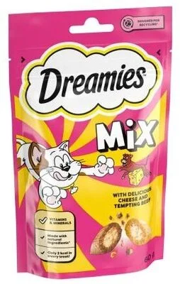 Dreamies Biftek Etli ve Peynirli Kedi Ödül Maması (60 g)