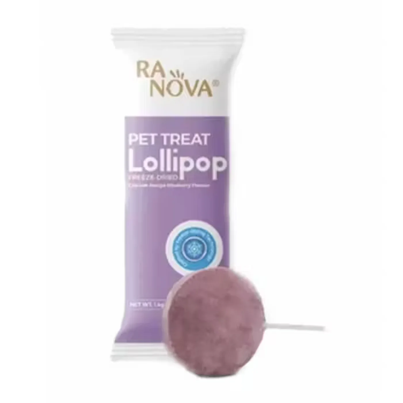 Ranova Tavuk Etli ve Yaban Mersinli Bağışıklık Destekleyici Lolipop Kedi Ödül Maması (1,4 g)