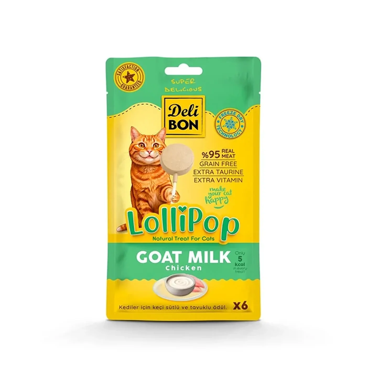 Ranova Lolipop Keçi Sütlü Kedi Ödül Maması (1,4 g)
