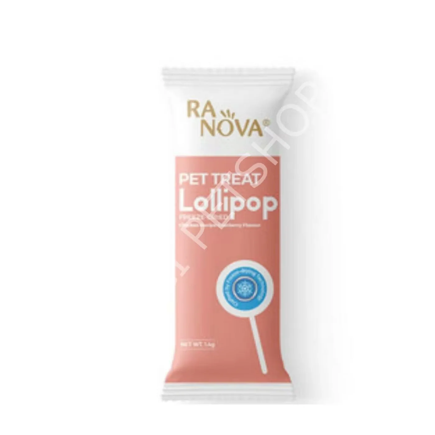 Ranova K?z?lc?k Aromal? Dondurularak Kurutulmuş Kedi Ödülü Lollipop (1.4 g)