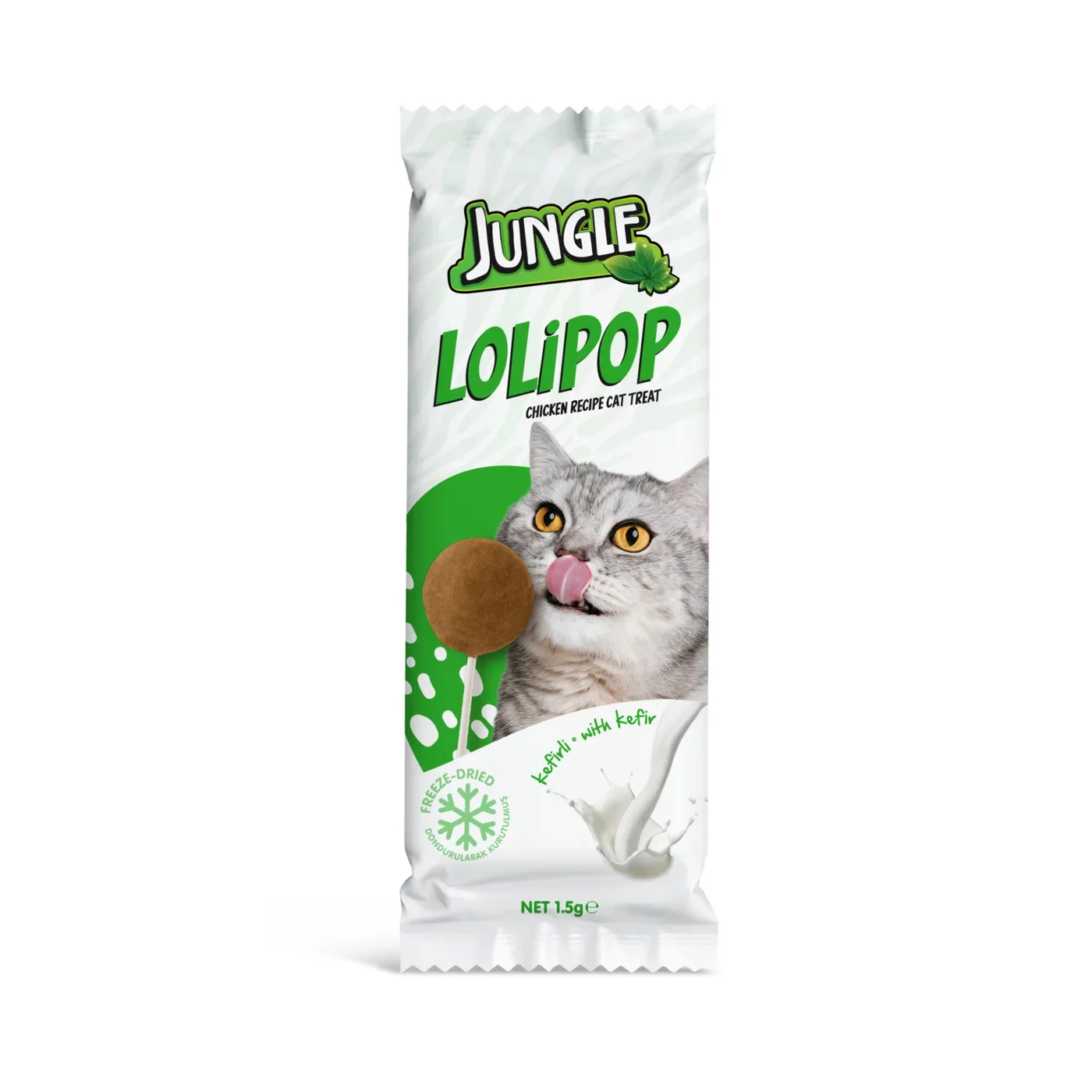 Jungle Kefirli Kedi Lolipopu (1,5 g)