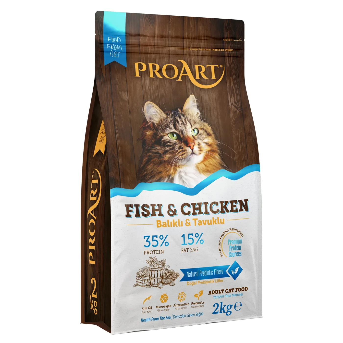 Pro Performance Cat Sport Fit Tavuk Etli ve Balıklı Yetişkin Kedi Maması (2 kg)