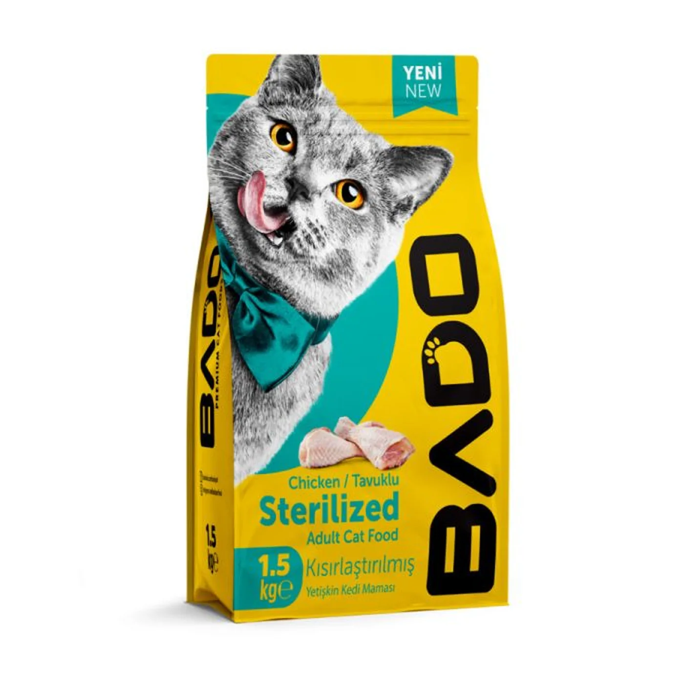 Bado Somonlu Yetişkin Kedi Maması (1,5 kg)