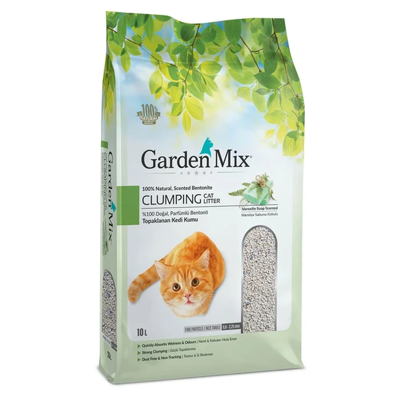 Petiva Sabunlu Kedi Kumu (10 L)