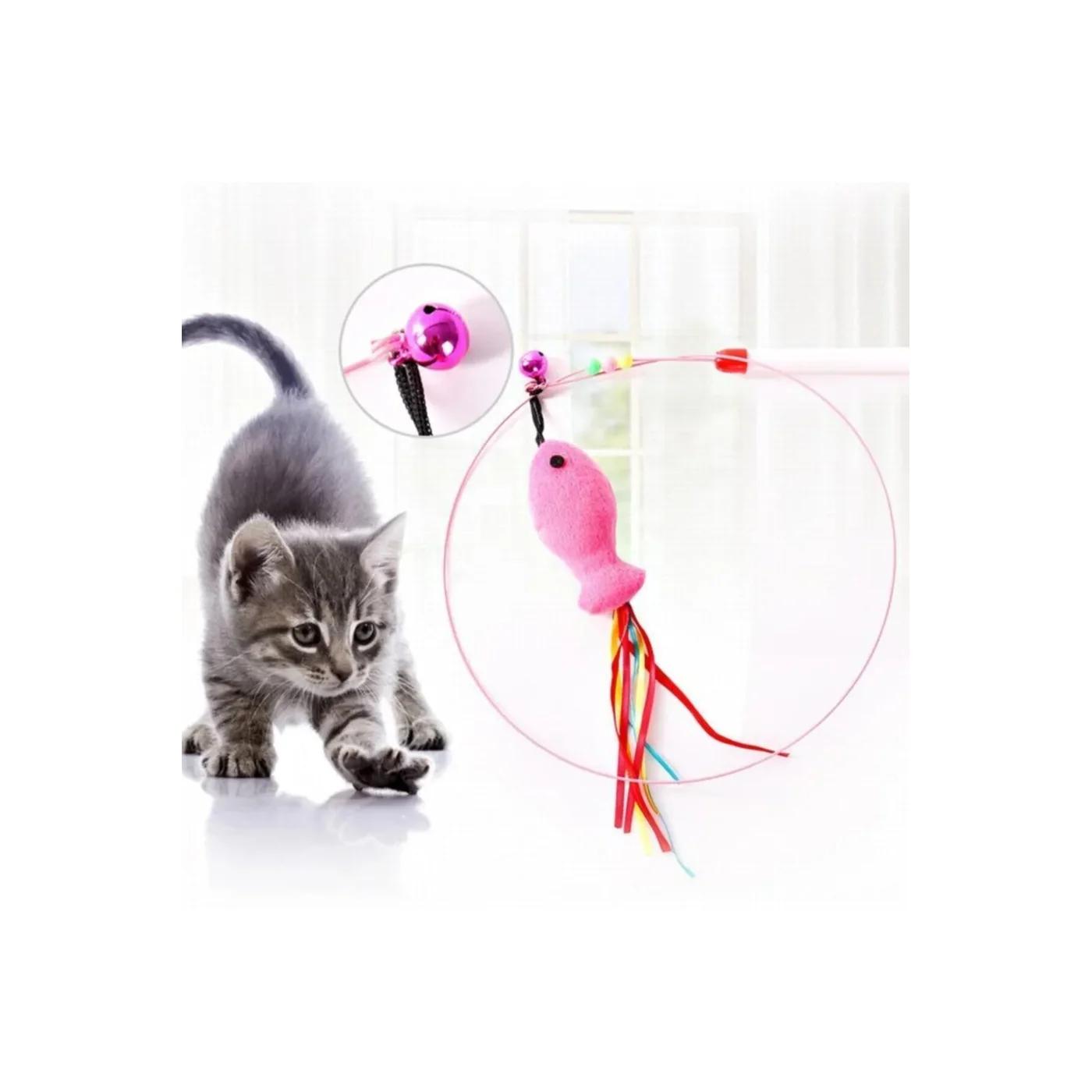 Catlife Fareli Kedi Oltası (45 cm)