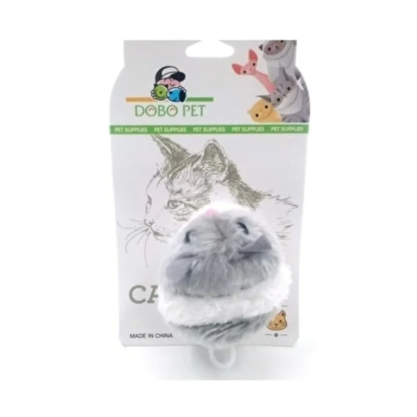 Dobo Pet Titreşimli Fare Peluş Kedi Oyunca??