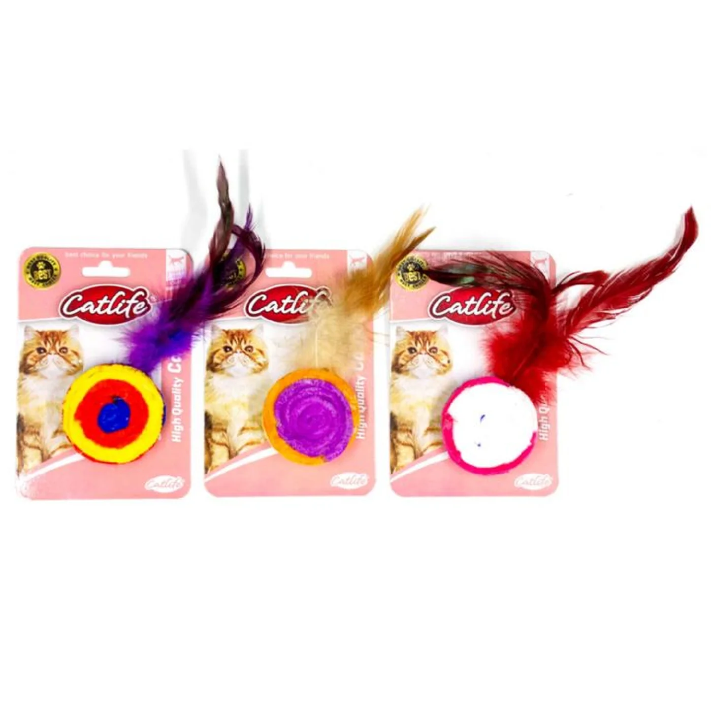 Catlife Kediler İçin Tüylü Gökkuşağı Oyuncak No: 203550