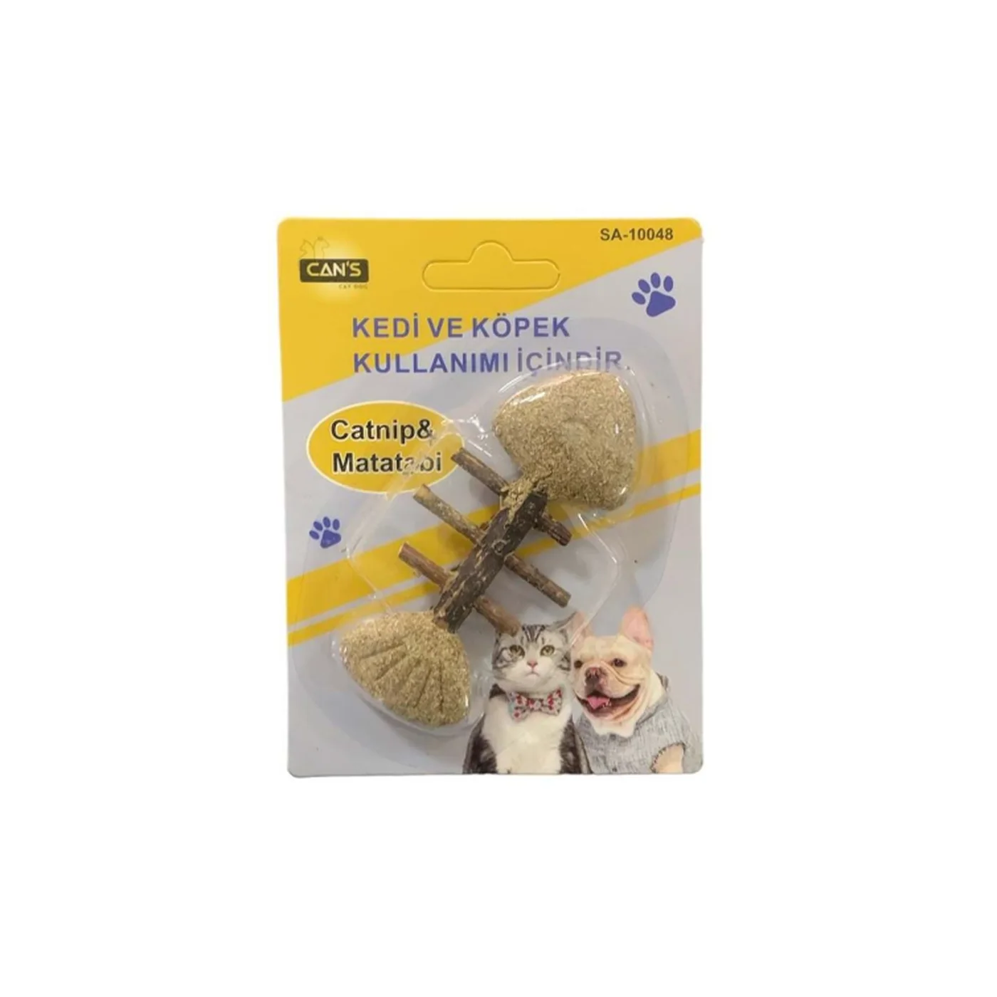 Can's Catnip & Matatabi Balık Oyuncak (8,5 x 4 cm)
