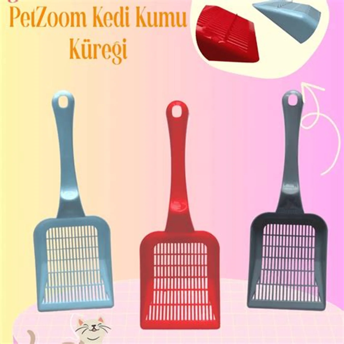 Eap Plastik Kedi Kumu Küreği