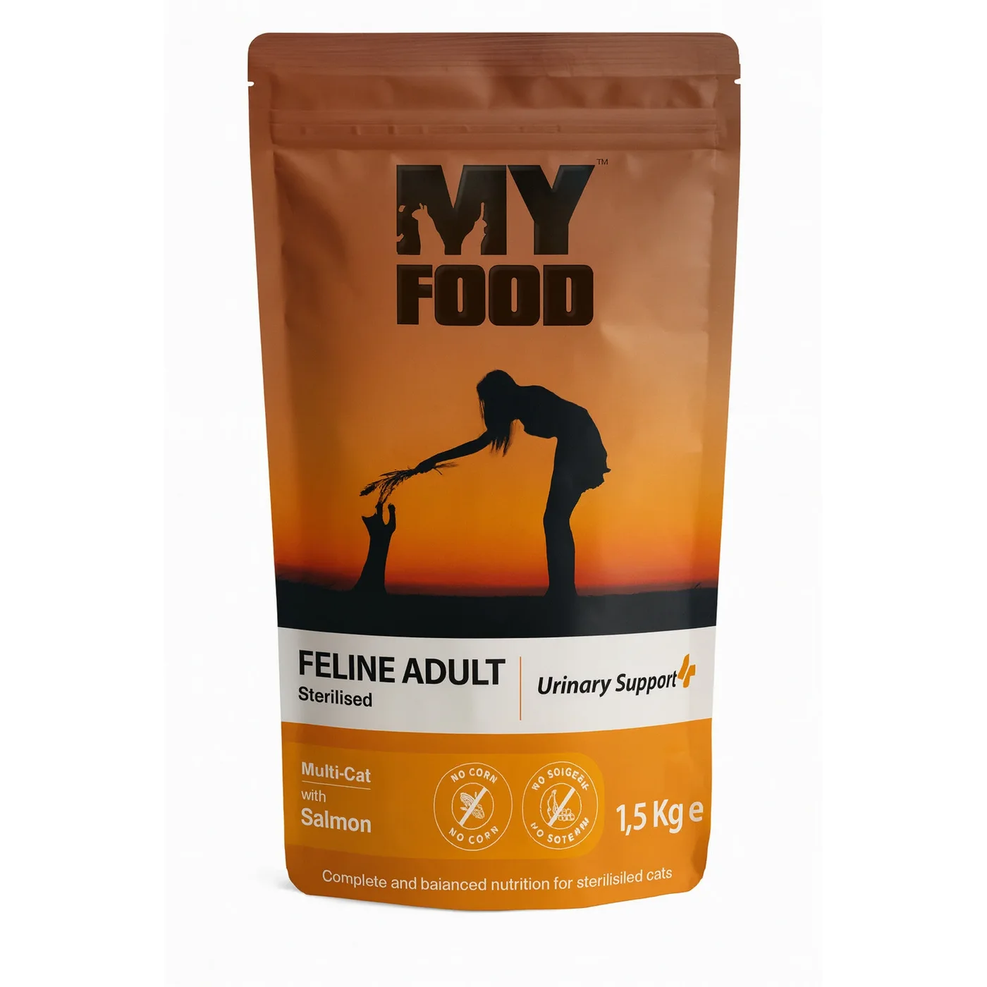 My Food Urinary Support Somonlu Kısırlaştırılmış Yetişkin Kedi Maması (1,5 kg)
