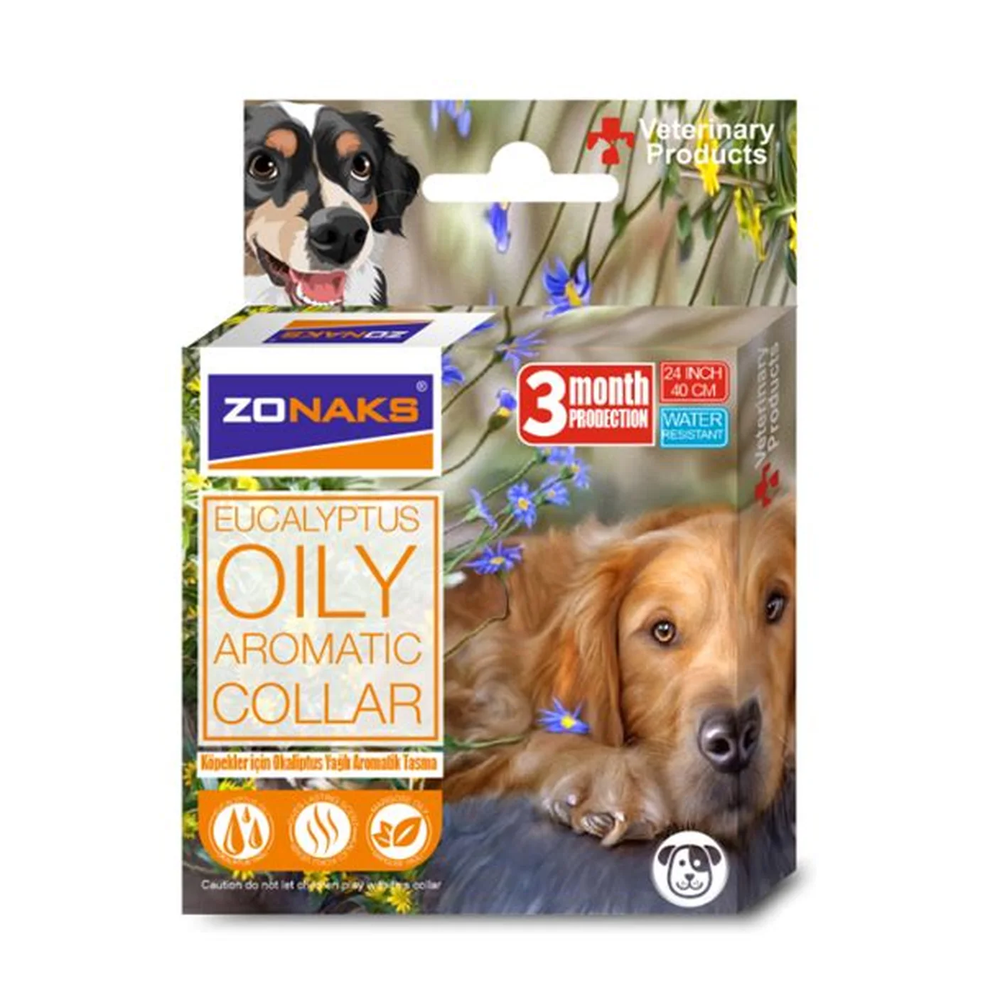 Zonaks Kediler İçin Okaliptüs Yaşlı Aromatik Bit ve Pire Tasması