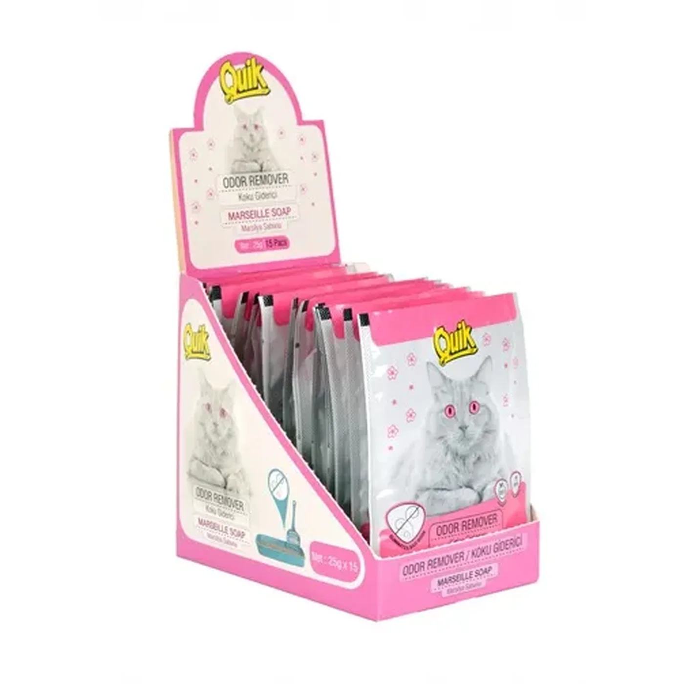Quik Marsilya Sabunlu Kedi Kumu Koku Giderici (25 g)