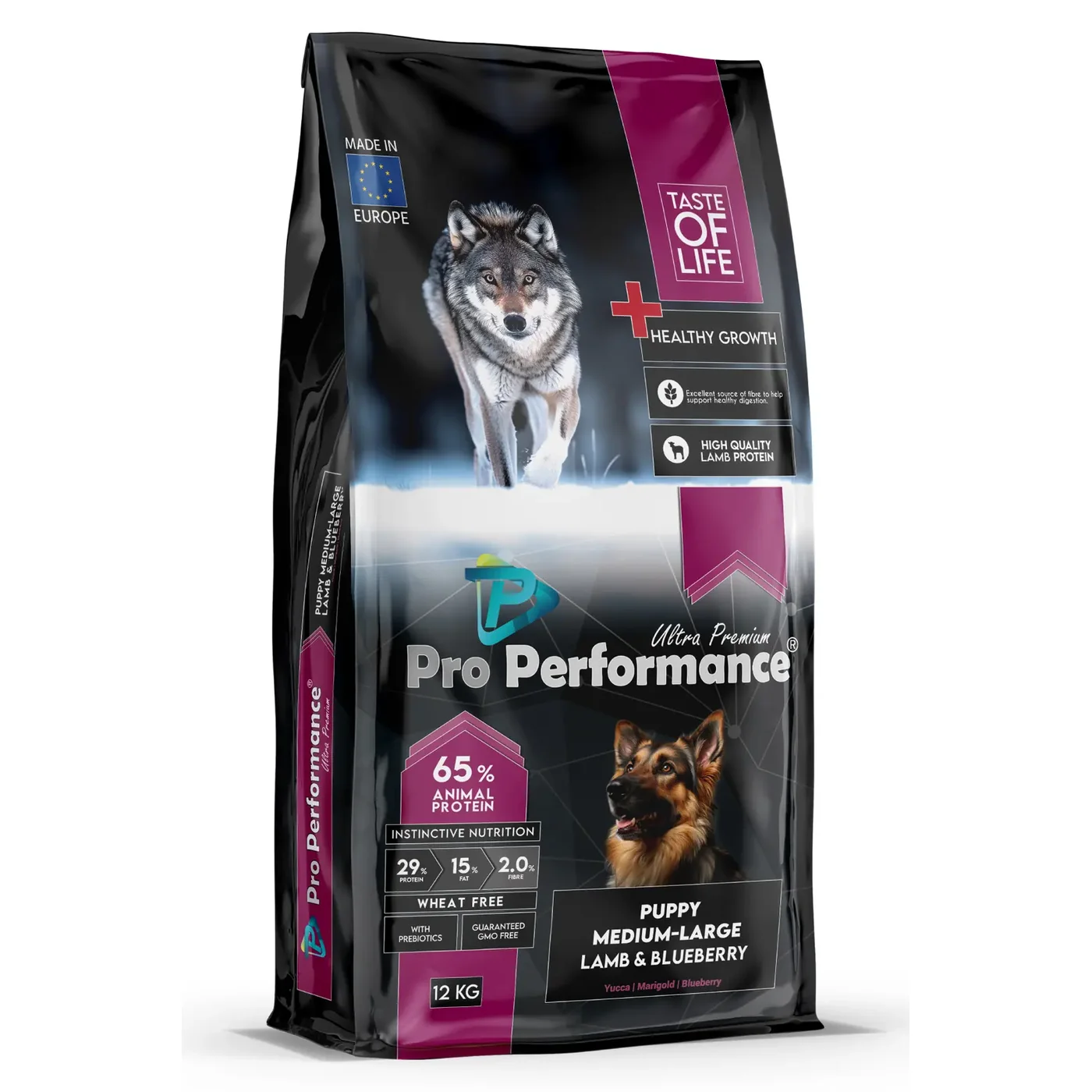 Pro Performance Kuzu Etli ve Yaban Mersinli Yavru Köpek Maması (2 kg)