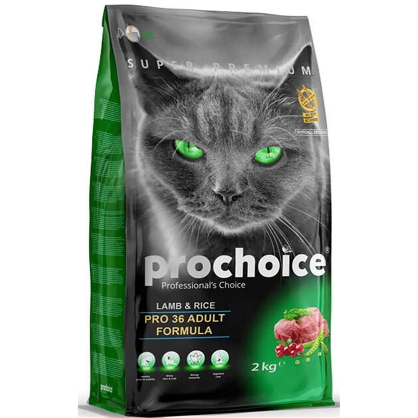Pro Performance Kuzu Etli ve Pirinçli Yetişkin Kedi Maması (2 kg)