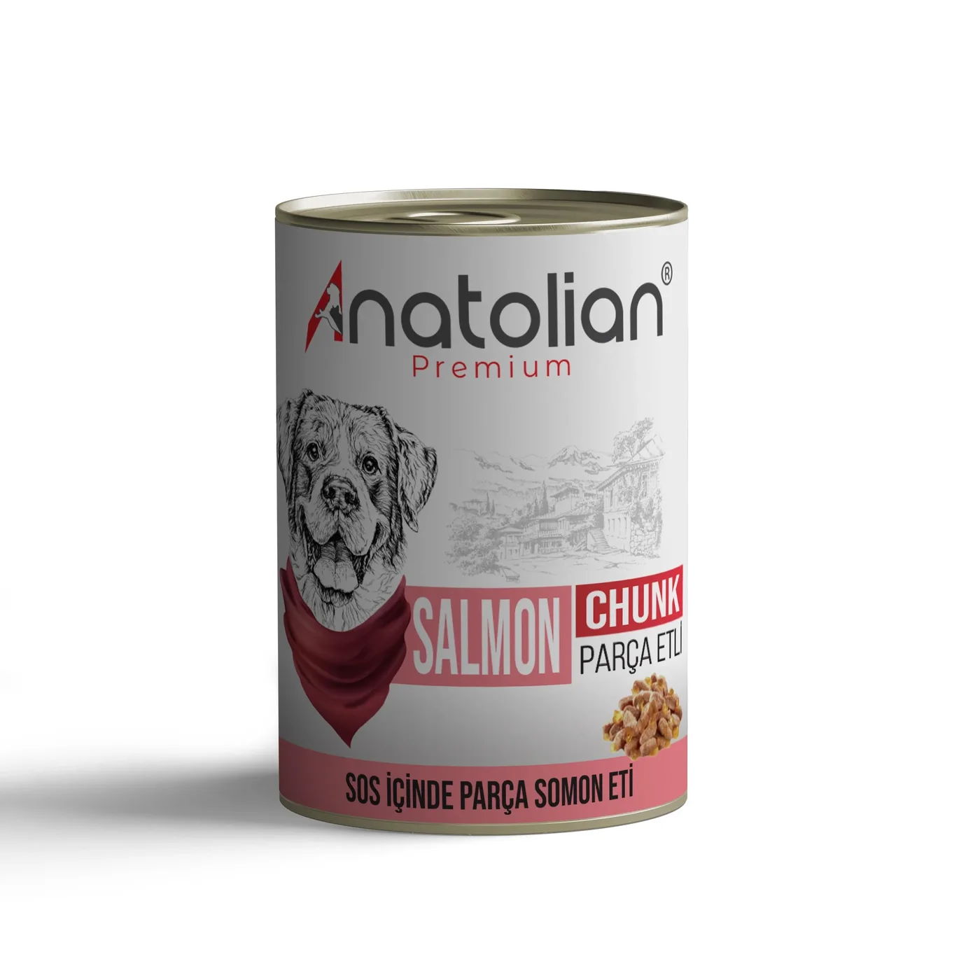 Anatolian Premium Somon Etli Yetişkin Köpek Konservesi (400 g)