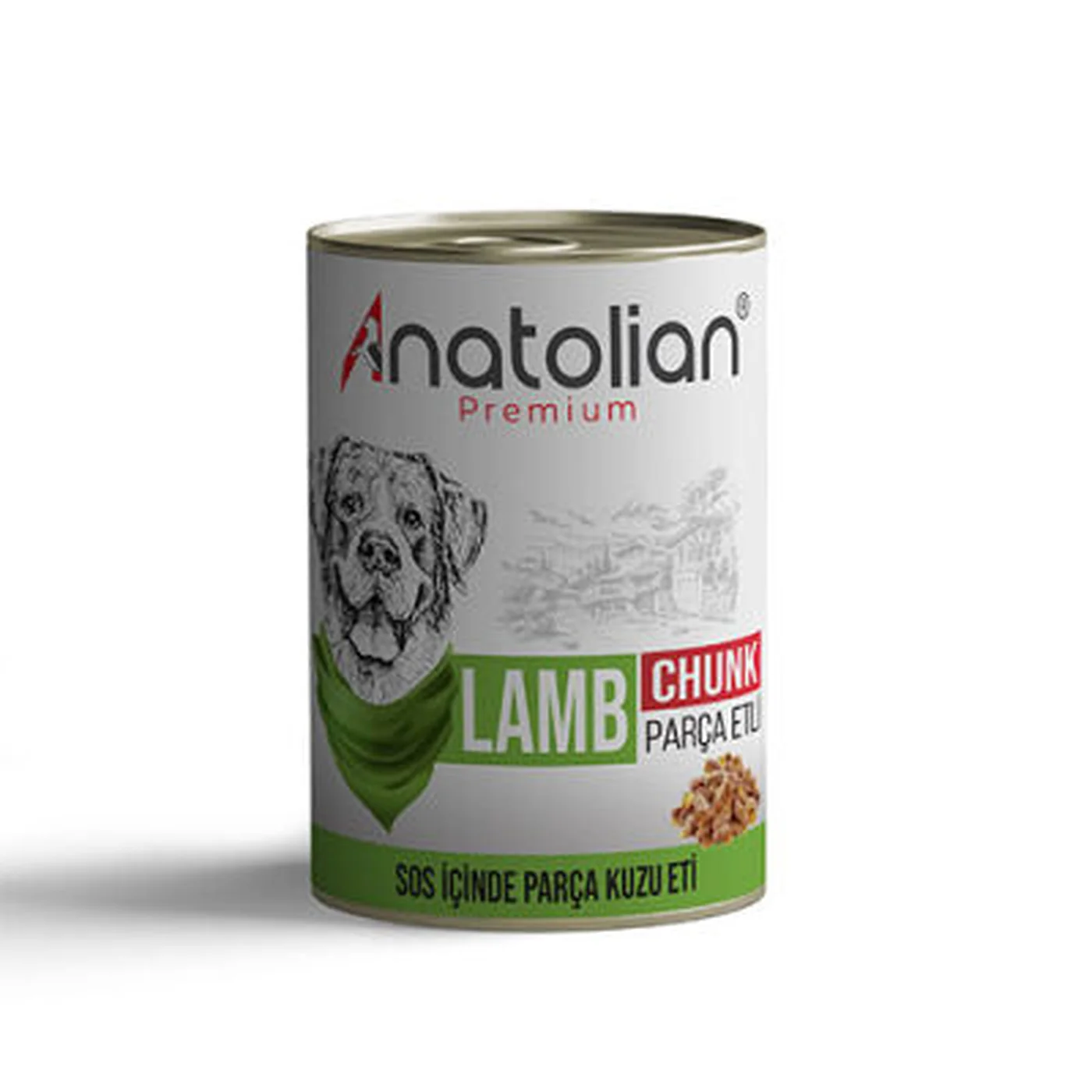 Anatolian Premium Kuzu Etli Yetişkin Köpek Konservesi (400 g)
