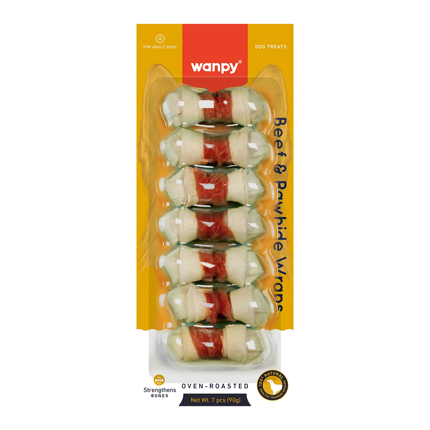 Wanpy Biftek Sargılı Kemik Köpek Ödülü (85 g)