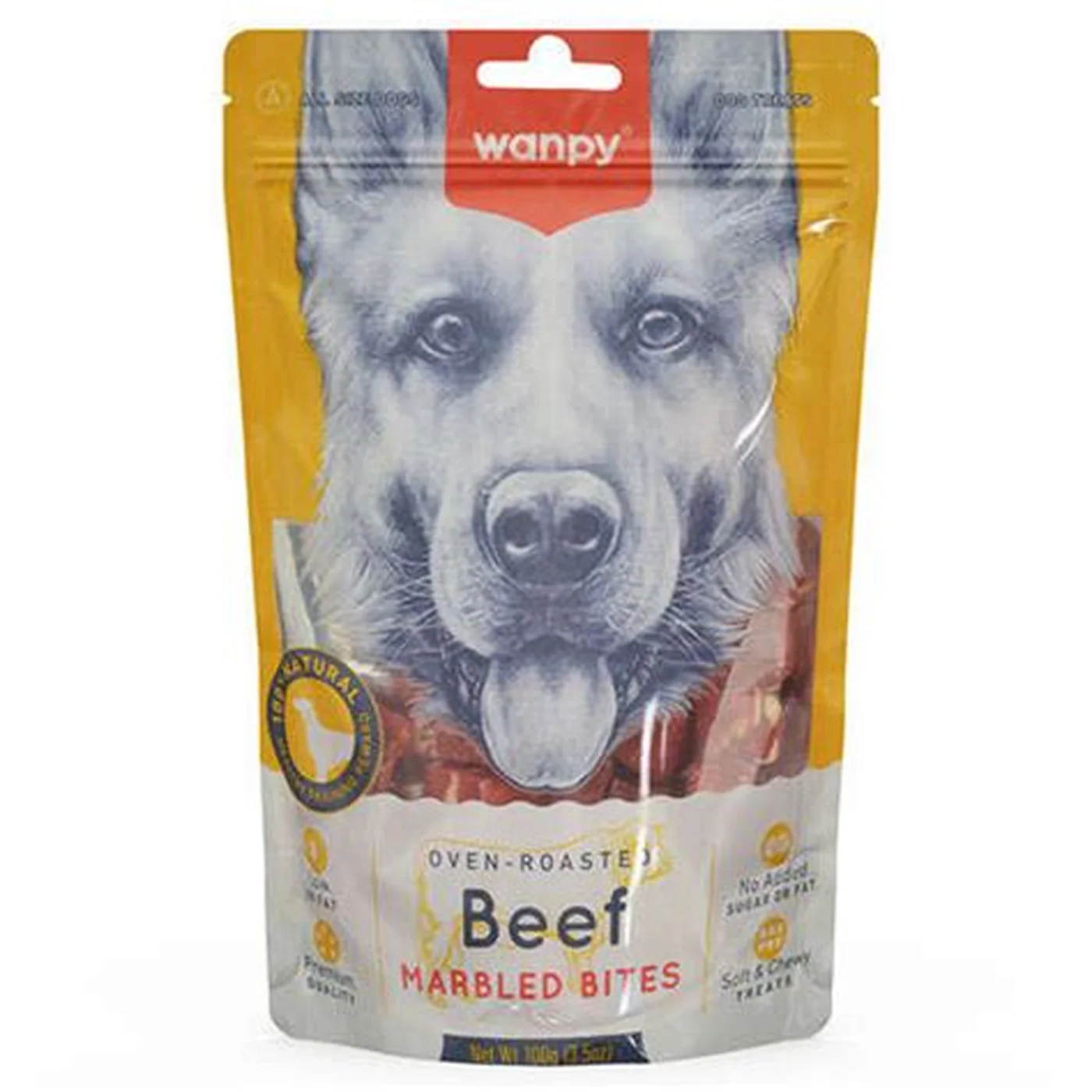 Wanpy Beef Marbled Bites Biftek Etli Köpek Ödül Maması (100 g)
