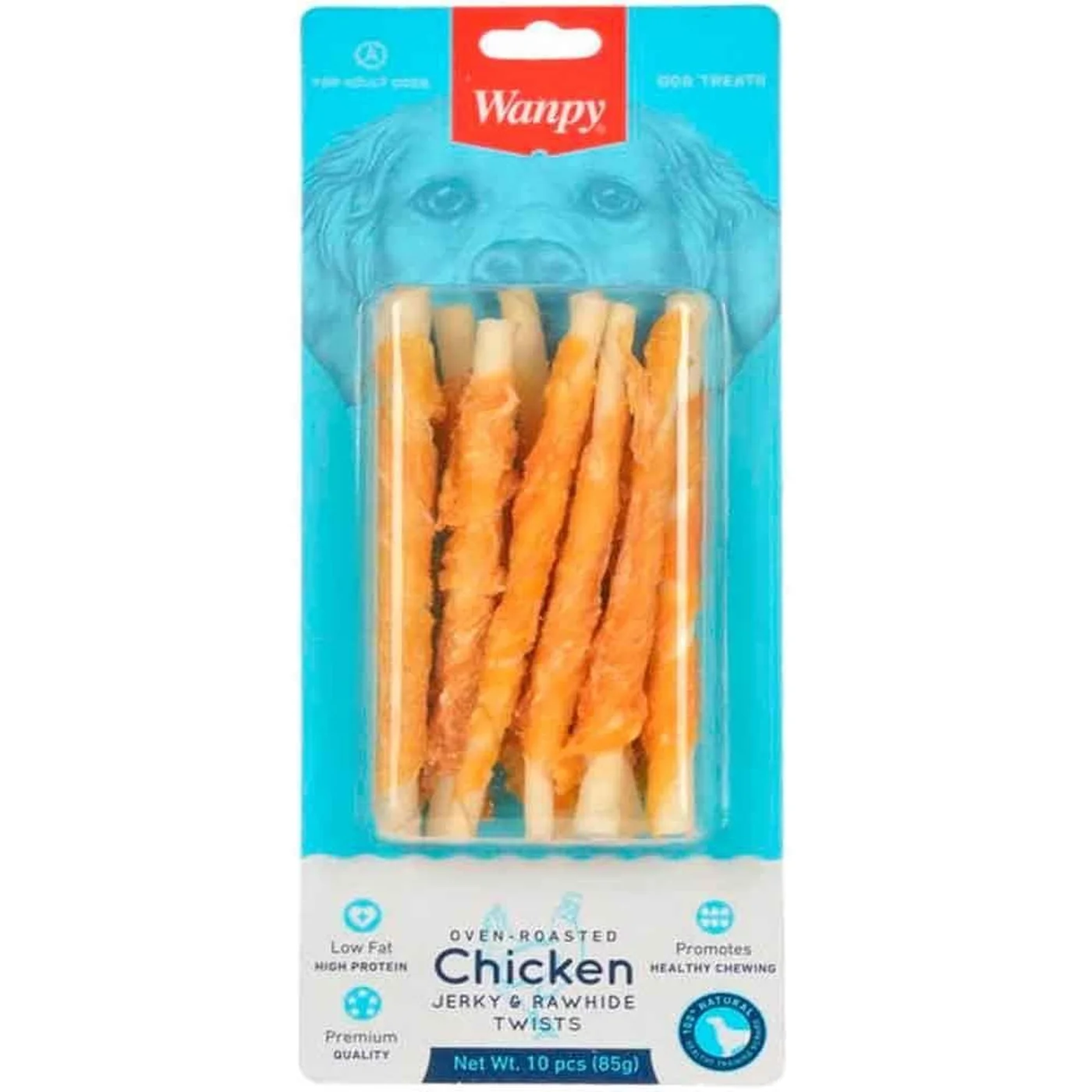 Wanpy Tavuk Sargılı Çiğneme Çubuklar? Köpek Ödülü (85 g)