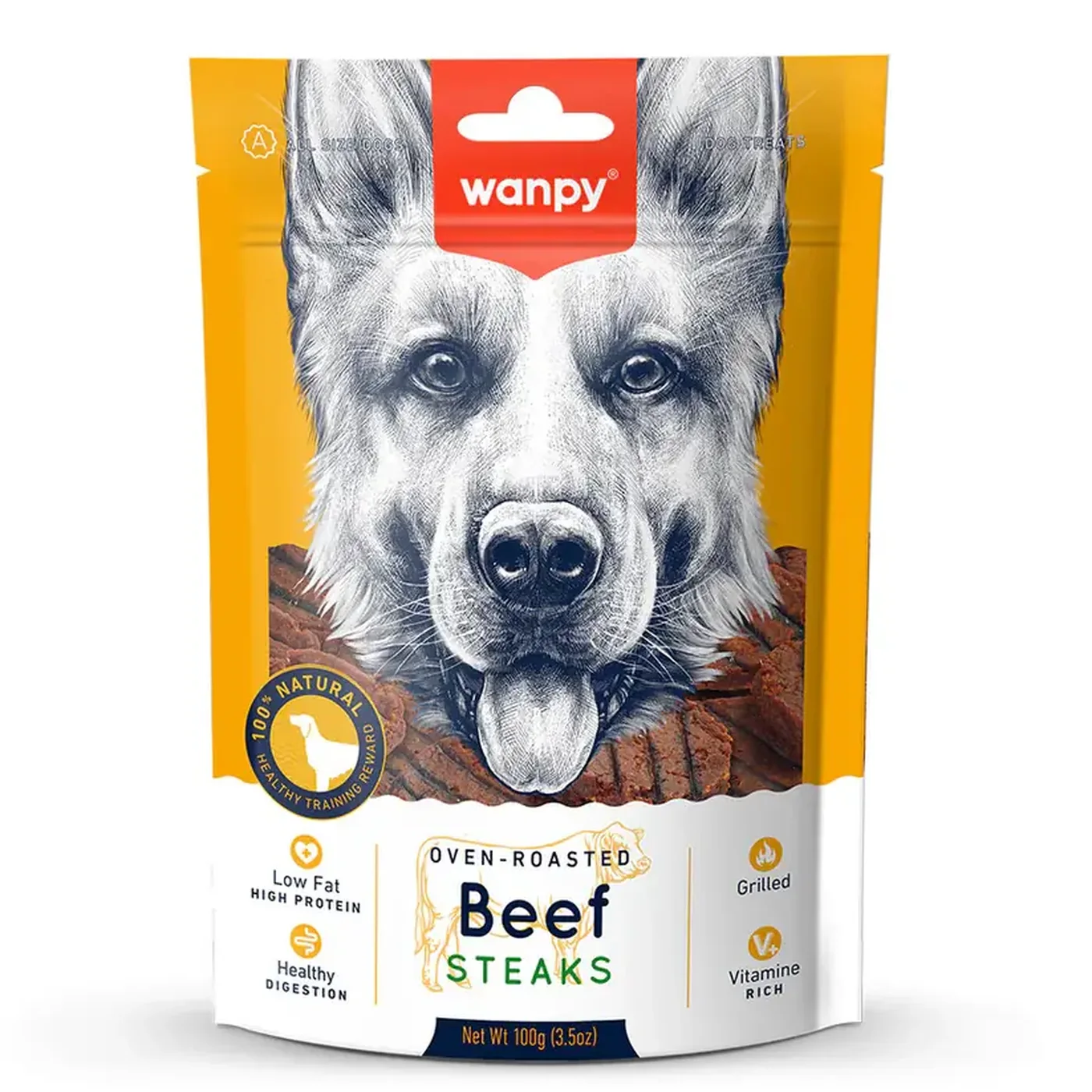 Wanpy Izgara Dana Biftek Köpek Ödülü (100 g)