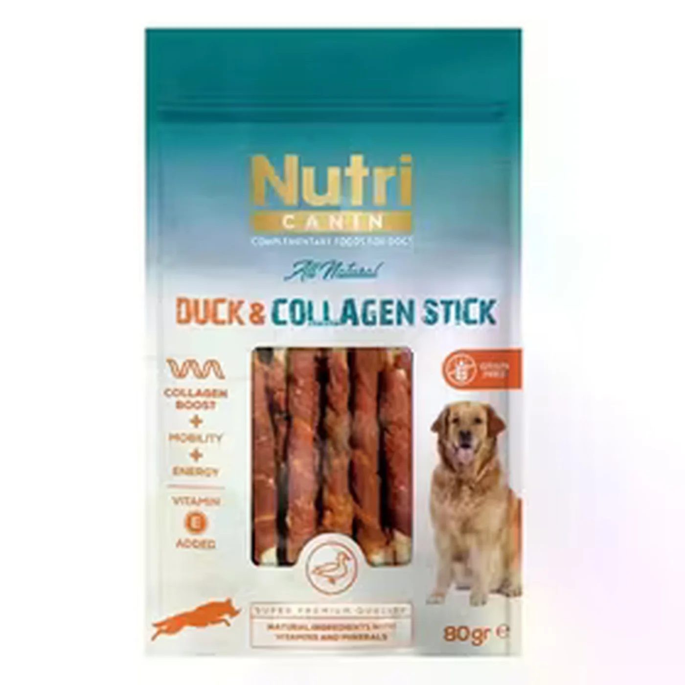 Nutri Canin Duck & Collagen Köpek Ödülü (80 g)