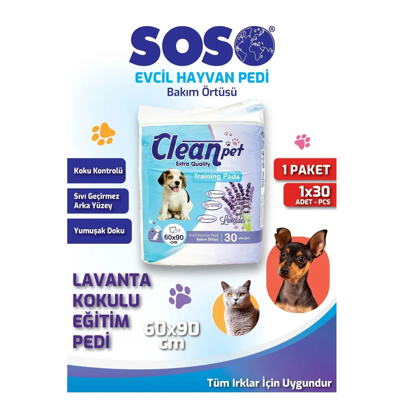 Clean Ped Köpek Çiğ Pedi
