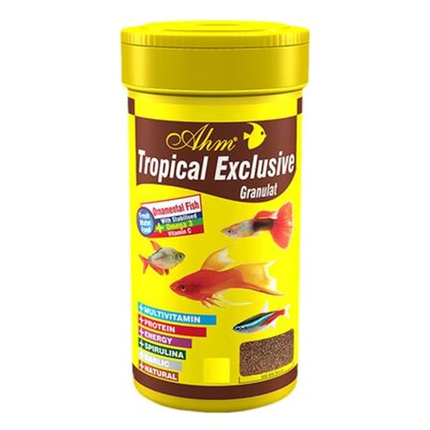Ahm Tropical Exclusive Granül Balık Yemi (100 ml)