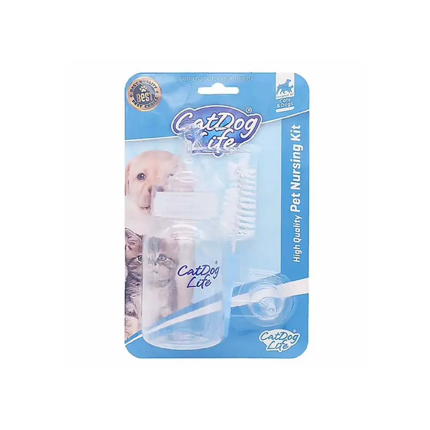 CatDog Life Yavru Kedi ve Köpek Biberon Seti (60 ml)