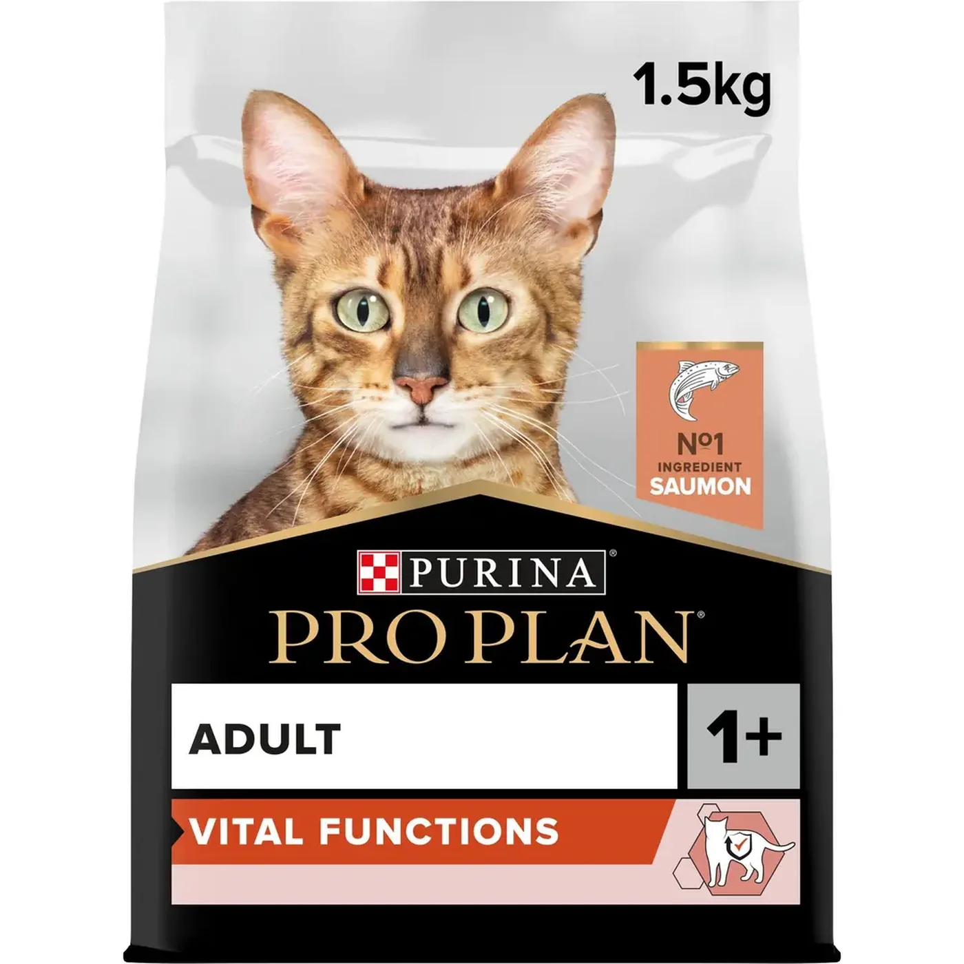 Purina Pro Plan Original Somonlu ve Pirinçli Yetişkin Kedi Maması (1,5 kg)