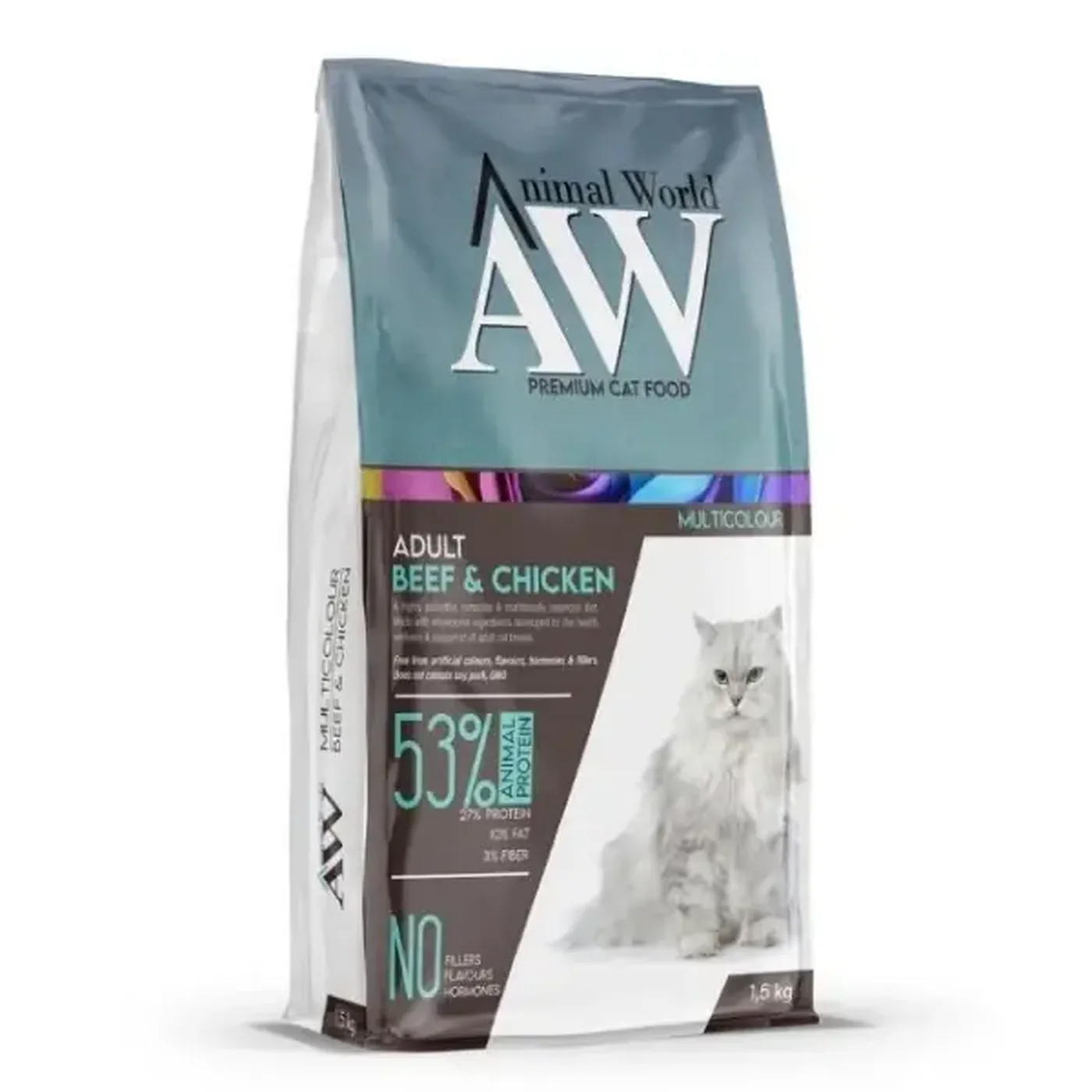 Animal World Biftek Etli Yetişkin Kedi Pouch Mama (80 g)