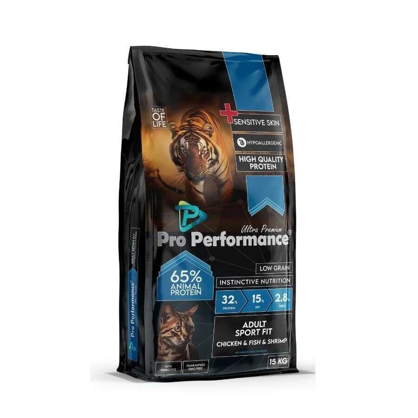 Pro Performance Sporfit Tavuk, Somon & Karidesli Açık Yetişkin Kedi Maması